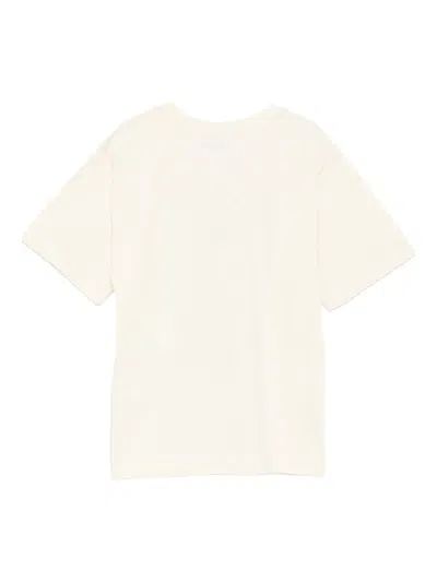 Moschino Teddy Bear-print Cotton T-shirt In Neutral