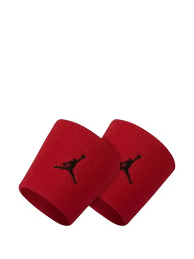 Jordan Jumpman Dri-fit Wristbands (pack Of Two) In Red