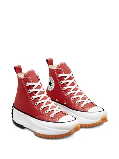 Converse Run Star Hike "rhubarb Pie" Sneakers In Red