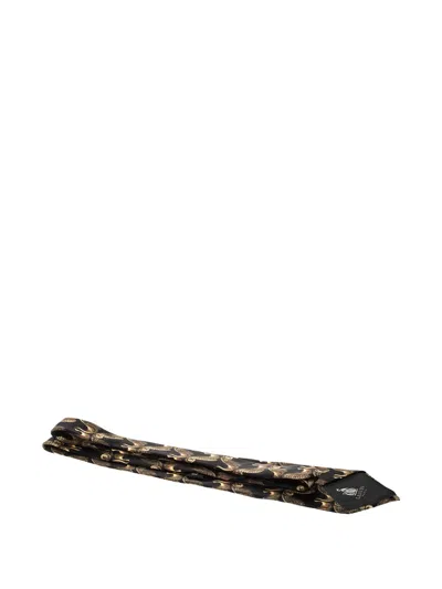 Pre-owned Lanvin 2024 Bird-print Silk Tie