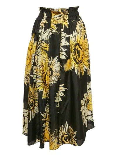 Pre-owned N°21 2015 Sunflower-print Skirt