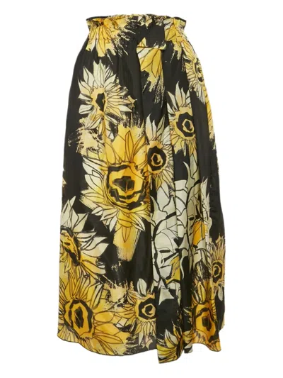 Pre-owned N°21 2015 Sunflower-print Skirt