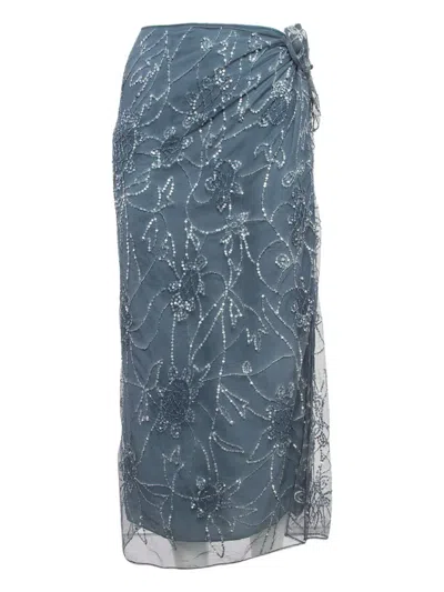 Pre-owned Polo Ralph Lauren Vintage 2024 Beaded Skirt