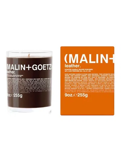 Malin + Goetz Leather Candle In Brown