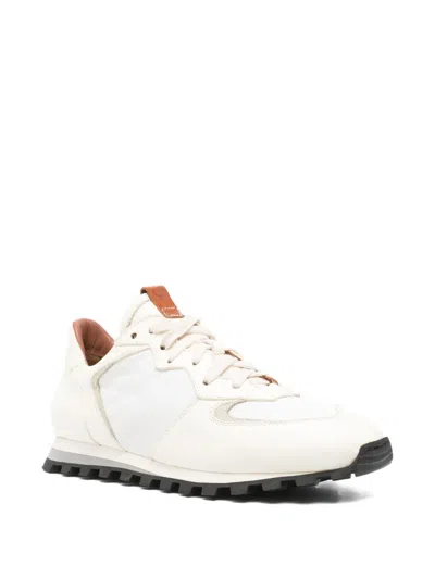 Elia Maurizi Claudia Leather Panelled Sneakers