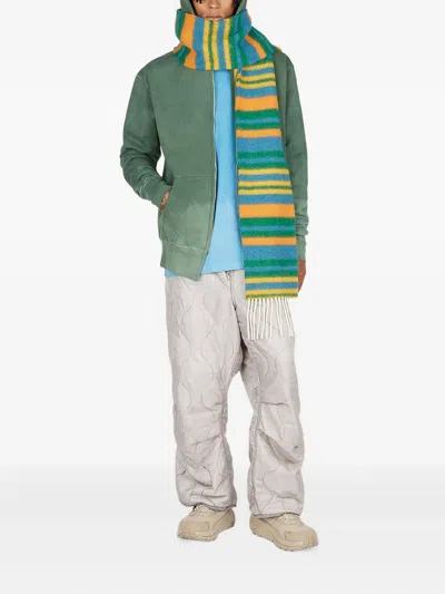 Notsonormal Washed Long-sleeve T-shirt In Blue