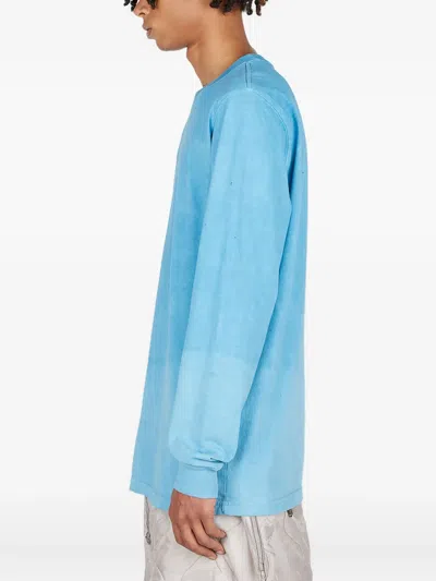 Notsonormal Washed Long-sleeve T-shirt In Blue