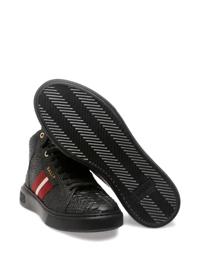 Bally Meson Stripe-detail High-top Sneakers In Multi