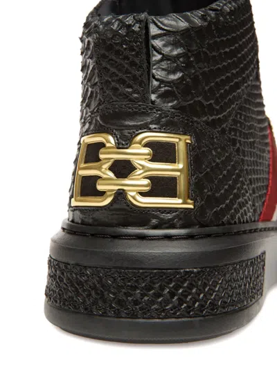 Bally Meson Stripe-detail High-top Sneakers In Multi