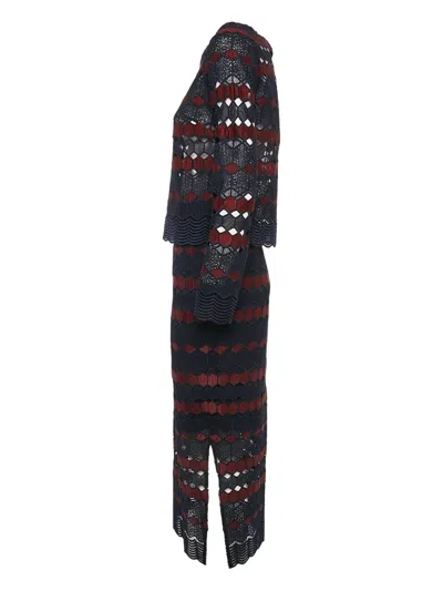 Pre-owned Sandro Hexagon-patterned Dress