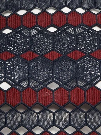 Pre-owned Sandro Hexagon-patterned Dress