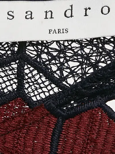 Pre-owned Sandro Hexagon-patterned Dress