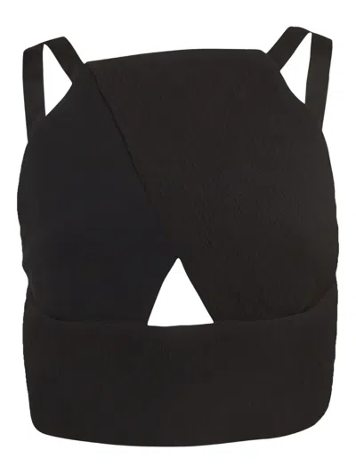 Pre-owned Roland Mouret Pleated Crisscross Top