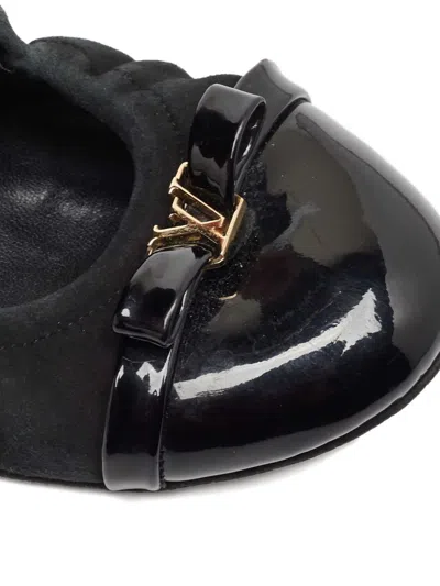 Pre-owned Louis Vuitton 2024 Suede Ballet Flats