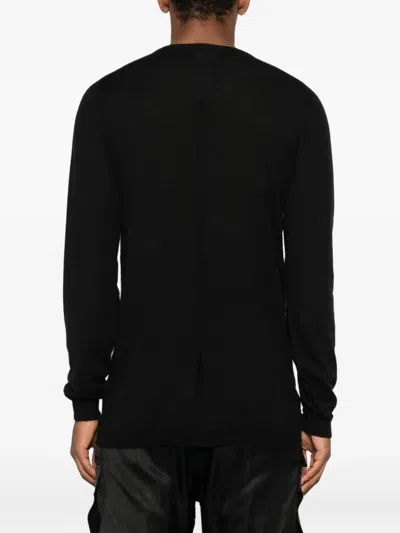 Rick Owens Round-neck Sweater In Black