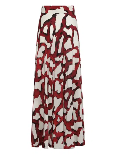Marinella Piccinno Abstract-print Skirt