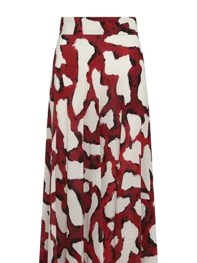 Marinella Piccinno Abstract-print Skirt