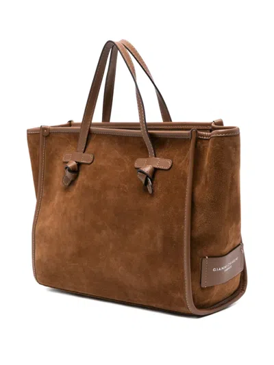 Gianni Chiarini Miss Marcela 32 Suede Tote Bag