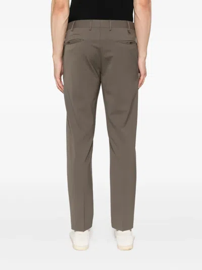 Pt Torino Wool Trousers In Green