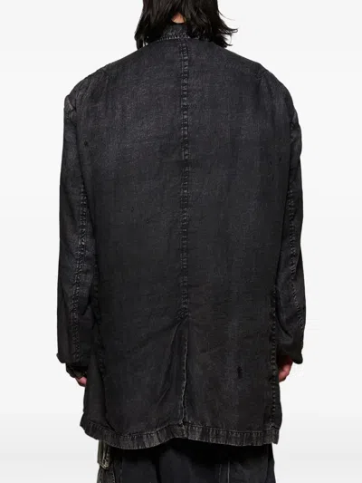 Miharayasuhiro Maison Mihara Yasuhiro Aged Jacket Black In Blue