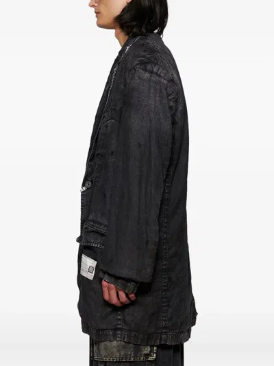 Miharayasuhiro Maison Mihara Yasuhiro Aged Jacket Black In Blue