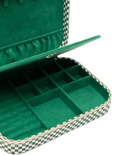 Daisy London X Shrimps Large Jewellery Box In Green