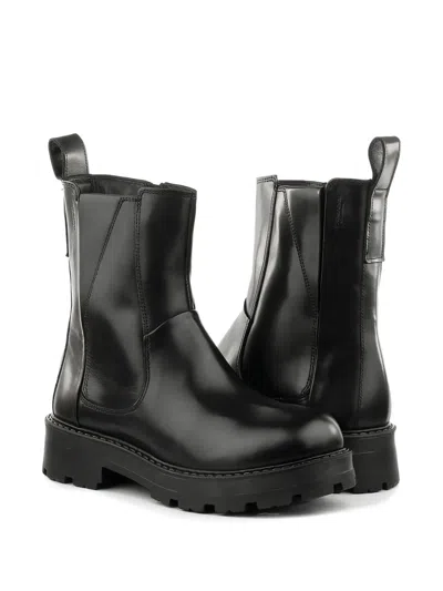 Vagabond Cosmo 2.0 Zip-detail Platform Boots In Black