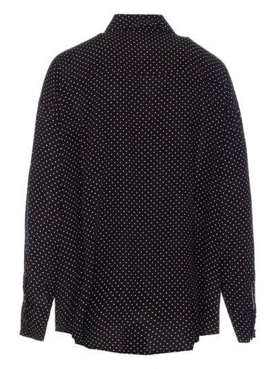 Mar De Margaritas Clelia Button-down Shirt In Black