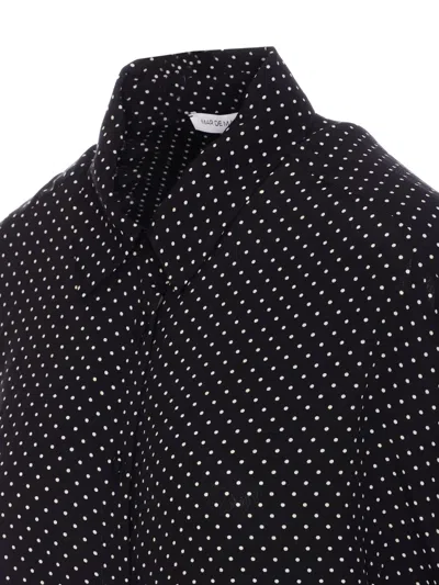 Mar De Margaritas Clelia Button-down Shirt In Black