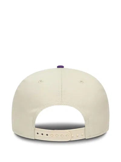 New Era X Los Angeles Lakers Cotton Cap In White