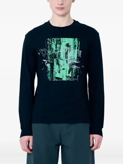 Running Order Order And Chaos T-shirt In Blue