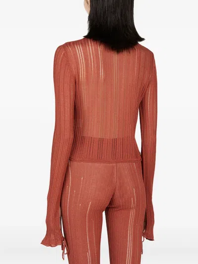 Marco Rambaldi Long-sleeved Shirt In Burgundy