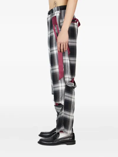 Sulvam Wide Slash Pants In Black