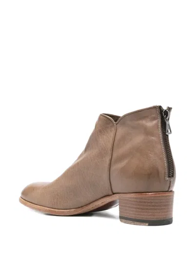 Sturlini Firenze 40mm Zip-detail Block-heel Ankle Boots