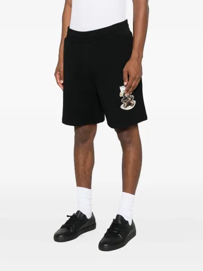 Moschino Cotton Pants In Black