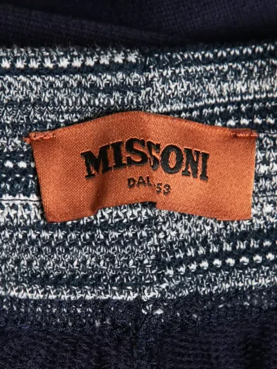 Pre-owned Missoni Drawstring Cotton Trousers