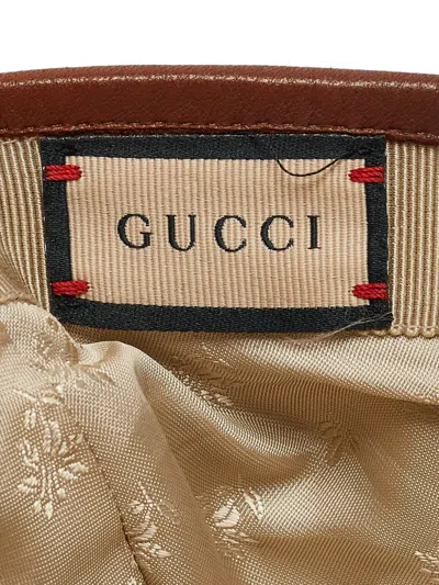 Pre-owned Gucci Denim Gg Supreme Baseball Cap