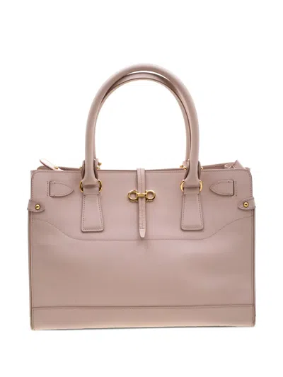 Pre-owned Ferragamo Briana Leather Tote Bag