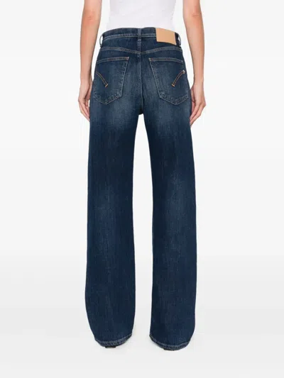 Dondup Logo-patch Jeans In Blue