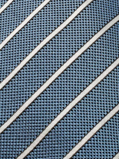 Pre-owned Ermenegildo Zegna Vintage Diagonal-stripe Silk Tie