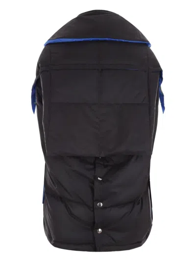 Comme Des Garçons Tao Padded Snap-button Cape In Gray