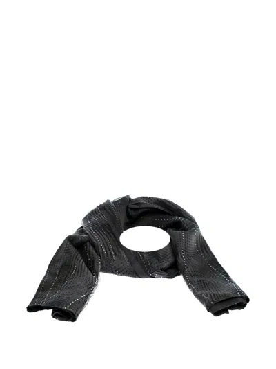 Pre-owned Giorgio Armani Crystal-embellished Scarf