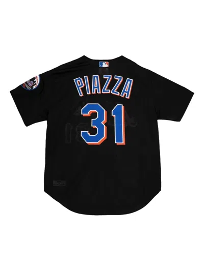 Mitchell & Ness New York Mets 2000 Mike Piazza Jersey In Black