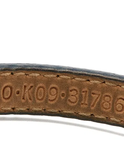 Pre-owned Bvlgari Charm-detail Leather Bracelet