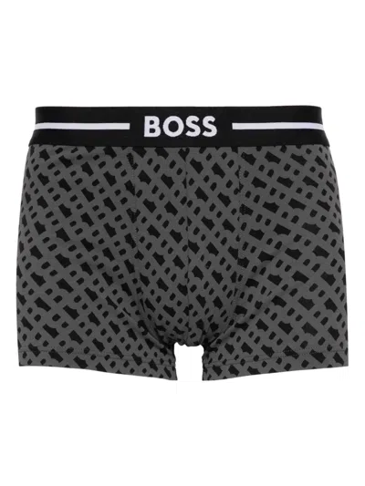 Hugo Boss Logo-print Boxers (set Of Three) In Multi