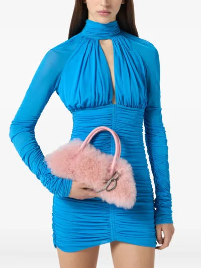Blumarine Charms Faux-fur Tote Bag