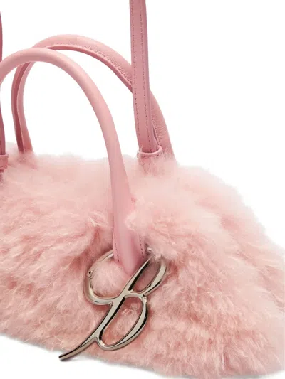 Blumarine Charms Faux-fur Tote Bag