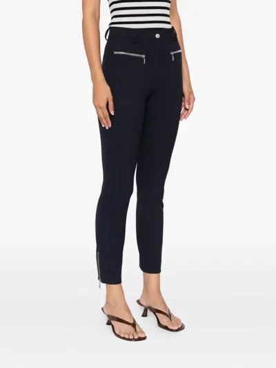 Etro Slim-fit Trousers Made Of Solid-color In Black
