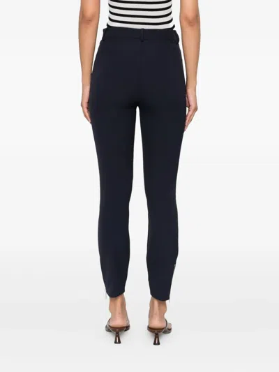 Etro Slim-fit Trousers Made Of Solid-color In Black