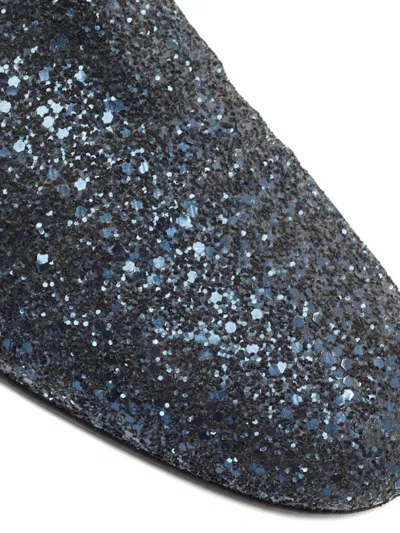 Pre-owned Jimmy Choo Glitter Loafers